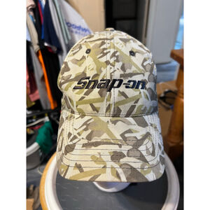Vintage Snap-on Camo Adjustable Baseball Cap One Size